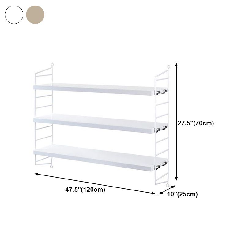 Modern Wall Mounted Bookcase with Solid Wood Rectangular Shelves Clearhalo 'Bookcases' 'furn' 'furn_bookcases' 'Furniture' 'furniture_bookcases' 'kitchen' 'kitchen_bookcases' 'Living Room Furniture' 'Office Furniture' 1200x1200_556c29c5-720c-47b2-a78f-e9154e67d088