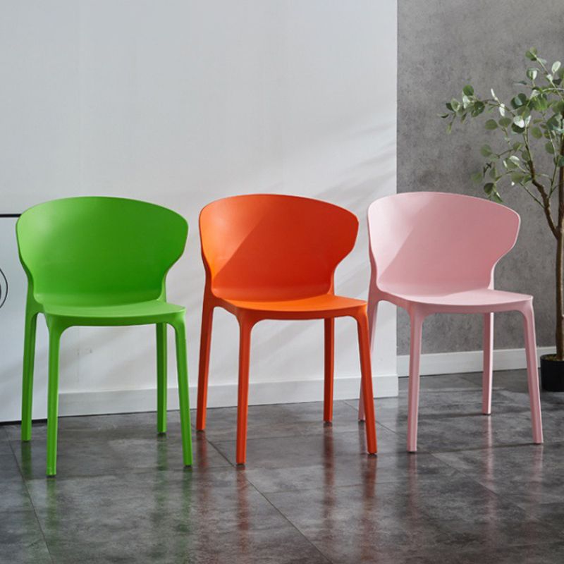 Modern Plastic Indoor-Outdoor Room Side Chair Wingback Chair Clearhalo ' kitchen&dining_furn' 'Dining Chairs' 'Dining Tables & Seating' 'dining_chair' 'furn' 'furn_dining_chair' 'Furniture' 'furniture_dining_chair' 'Kitchen & Dining Furniture' 'kitchen' 1200x1200_556e3c5c-fb75-429e-9310-9fd1f41c129c