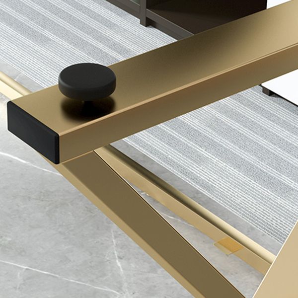 Massief hout rechthoekig schrijfbureau 29,53-inch hoge bureau