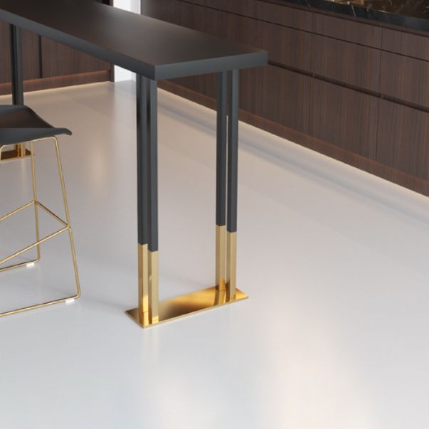 Hedendaagse rechthoek tegen-hoog pubtafel Coffee Shop Sled Pub Bar Table