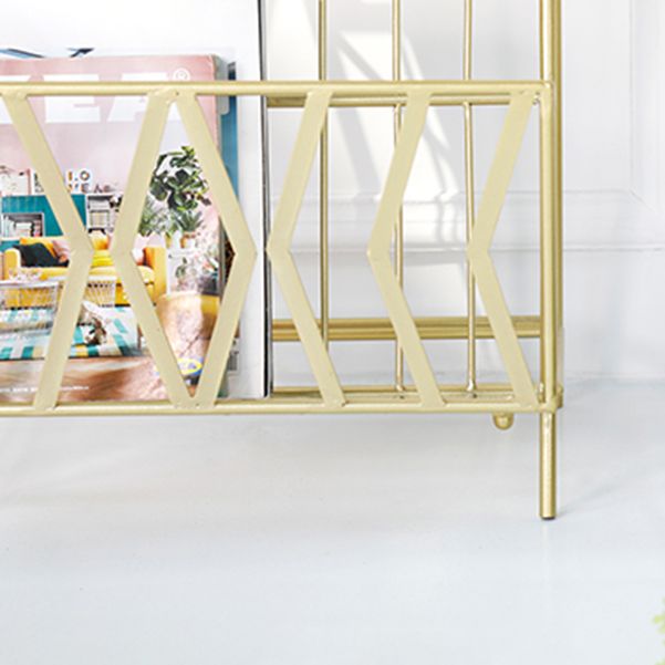 Contemporary Bookshelf Metal Vertical Shelf Bookcase for Living Room Clearhalo 'Bookcases' 'furn' 'furn_bookcases' 'Furniture' 'Office Furniture' 1200x1200_55724e0c-b854-4860-b376-11f9c9b7754a