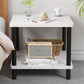 Scandinavian Open Storage Accent Table Nightstand 21" Tall with Legs Clearhalo 'Bedroom Furniture' 'furn' 'furn_night_stand' 'Furniture' 'night_stand' 'Nightstands' 1200x1200_5572532b-ee56-4de4-b0e3-6318301c6a62