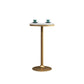 Gold Base Bar Table White Stone Fixed Pub Height Dining Table Clearhalo 'Bar Furniture' 'Bar Tables' 'bar_tables' 'furn' 'furn_bar_tables' 'Furniture' 'Kitchen & Dining Furniture' 1200x1200_557322a8-d38d-4561-b887-8b78b088fb98
