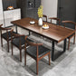 Industrial 1/3/4/5/7 Pieces Dinette Set Solid Wood Dining Table and Chairs Clearhalo 'Dining Room Sets' 'Dining Tables & Seating' 'dining_room_set' 'furn' 'furn_dining_room_set' 'Furniture' 'furniture_dining_room_set' 'Kitchen & Dining Furniture' 1200x1200_55737b49-574f-4000-9e89-9113a28b6682
