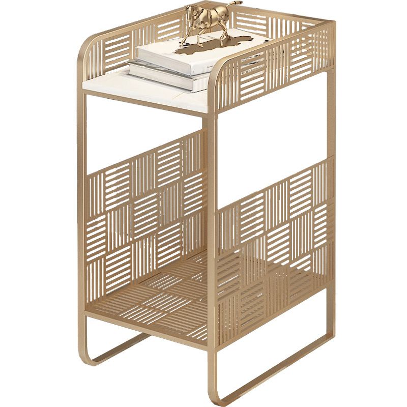 19,69 "Grand Stone / Fer Standtand Contemporain 1 - Stand de nuit d'étagère