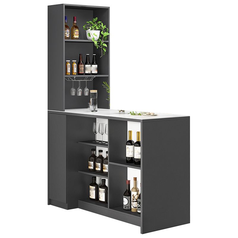 Modern Style Stone Rectangle Bistro Bar Desk Table for Living Room Clearhalo 'Bar Furniture' 'Bar Tables' 'bar_tables' 'furn' 'furn_bar_tables' 'Furniture' 'Kitchen & Dining Furniture' 1200x1200_55787d6f-f1a8-45df-93ee-ecfc6522a24c
