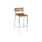 Modern Style Counter Stool Wood Saddle Seat Bar Stool with Metal Base Clearhalo 'Bar Furniture' 'Bar Stools' 'bar_stools' 'furn' 'furn_bar_stools' 'Furniture' 'Kitchen & Dining Furniture' 1200x1200_557d8c45-5608-4804-9c71-ea47a417f31a