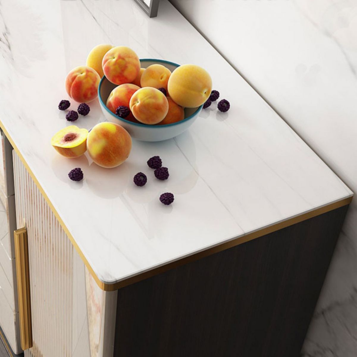 Glam Combo Dresser Wood Storage Chest Dresser with Metal Feet for Bedroom Clearhalo 'Bedroom Furniture' 'Dressers & Chests' 'dressers_chests' 'furn' 'furn_dressers_chests' 'Furniture' 1200x1200_557dafac-989f-44ad-a2aa-eda051e2feca