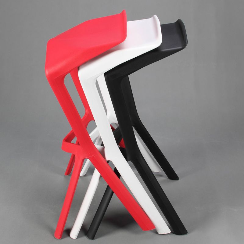 Backless Counter-height Stool Contemporary Plastic Bar & Counter Stool Clearhalo 'Bar Furniture' 'Bar Stools' 'bar_stools' 'furn' 'furn_bar_stools' 'Furniture' 'Kitchen & Dining Furniture' 1200x1200_557e05c1-3db3-4970-80ce-b902aee86504