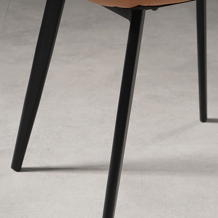 Nordic Style Metal Dining Side Chair Armless Dining Side Chair for Kitchen Clearhalo ' kitchen&dining_furn' 'Dining Chairs' 'Dining Tables & Seating' 'dining_chair' 'furn' 'furn_dining_chair' 'Furniture' 'furniture_dining_chair' 'Kitchen & Dining Furniture' 'kitchen' 1200x1200_557e5156-68ed-4c7a-8eb4-209e0958b44d