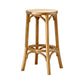 Contemporary Round Footrest Bar Stool Solid Wood Rattan Bar Stool Clearhalo 'Bar Furniture' 'Bar Stools' 'bar_stools' 'furn' 'furn_bar_stools' 'Furniture' 'Kitchen & Dining Furniture' 1200x1200_5581e86f-059f-44f9-9c63-b583dcaec56d