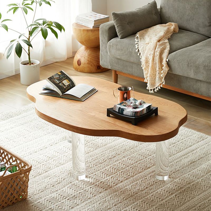 Nordic Style Cocktail Table Pine Material Wood ColorFree Shape Coffee Table Clearhalo 'Coffee & Accent Tables' 'Coffee Tables' 'coffee_tables' 'furn' 'furn_coffee_tables' 'Furniture' 'furniture_coffee_tables' 'Living Room Furniture' 1200x1200_5584695d-6312-4c72-83f5-10a76d77633b