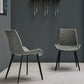 Contemporary Metal Dining Room Chair Armless Faux Leather Side Chair Clearhalo 'Dining Chairs' 'Dining Tables & Seating' 'dining_chair' 'furn' 'furn_dining_chair' 'Furniture' 'Kitchen & Dining Furniture' 1200x1200_558529e3-59fa-4655-93af-65258a7547a9