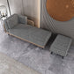 Cushioned Chaise Lounge Houndstooth Chaise Lounge Sofa with Arm