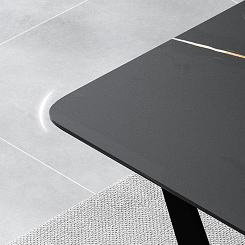 Modern 1/5/7 Pieces Dining Set Sintered Stone Dining Table Set for Home Clearhalo 'Dining Room Sets' 'Dining Tables & Seating' 'dining_room_set' 'furn' 'furn_dining_room_set' 'Furniture' 'furniture_dining_room_set' 'Kitchen & Dining Furniture' 1200x1200_5587a9ed-346b-40bd-9f8a-756d18bdc244