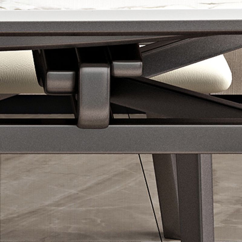 1/5/7 pezzi moderni tavolo da dinette a forma rotonda con sedia imbottita