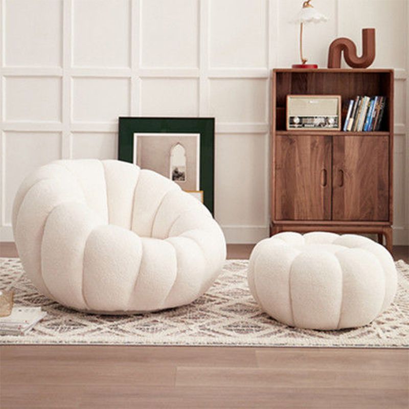 Modern Arm Chair, Wool Blend / Velvet Upholstered Accent Chair, 37"(W) X 37"(D) X 26"(H) Clearhalo 'Accent Chairs' 'accent_chairs' 'Chairs & Seating' 'furn' 'furn_accent_chairs' 'Furniture' 'Living Room Furniture' 1200x1200_55899dc4-fbd5-4893-900a-ff3cbc91e770