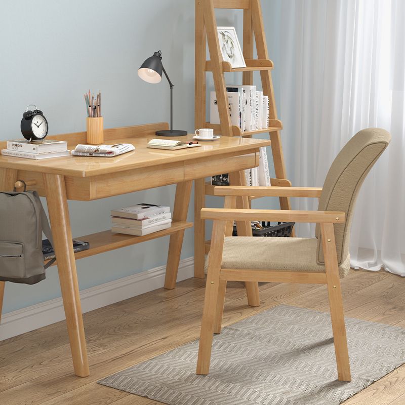 Wooden Contemporary Style Dining Arm Chair Indoor Kitchen Side Chairs of 18'' Wide Clearhalo ' kitchen&dining_furn' 'Dining Chairs' 'Dining Tables & Seating' 'dining_chair' 'furn' 'furn_dining_chair' 'Furniture' 'furniture_dining_chair' 'Kitchen & Dining Furniture' 'kitchen' 1200x1200_558e2543-5ca9-40e0-88b8-06134dcaeb84