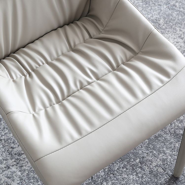 Contemporary Style Dining Chairs Armless Chairs for Kitchen with Metal Legs Clearhalo ' kitchen&dining_furn' 'Dining Chairs' 'Dining Tables & Seating' 'dining_chair' 'furn' 'furn_dining_chair' 'Furniture' 'furniture_dining_chair' 'Kitchen & Dining Furniture' 'kitchen' 1200x1200_558ef5fb-dfa9-4d34-bd0e-42c25ee46d9a