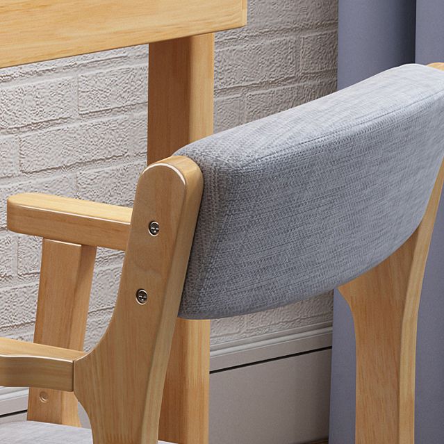 Wood Scandinavian Style Dining Chairs Home Open Back Dining Side Chair with Arm Clearhalo ' kitchen&dining_furn' 'Dining Chairs' 'Dining Tables & Seating' 'dining_chair' 'furn' 'furn_dining_chair' 'Furniture' 'furniture_dining_chair' 'Kitchen & Dining Furniture' 'kitchen' 1200x1200_5590cd67-a7d8-486d-a415-6b098e3b392b