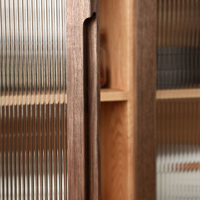 Tavolo da tavolo a buffet contemporaneo tavolo da sideboard in legno massiccio con porte per soggiorno