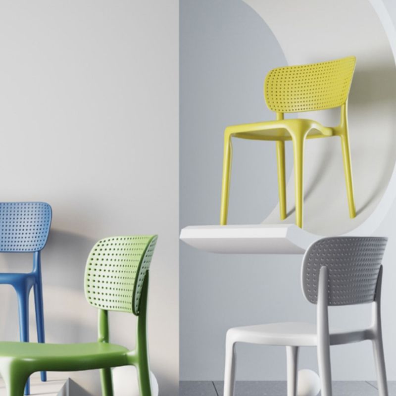 Contemporary Plastic Patio Dining Side Chair Open Back Dining Side Chair Clearhalo 'Dining Chairs' 'Dining Tables & Seating' 'dining_chair' 'furn' 'furn_dining_chair' 'Furniture' 'furniture_dining_chair' 'Kitchen & Dining Furniture' 1200x1200_55923914-05f4-4da1-96db-9dae6178ea8e