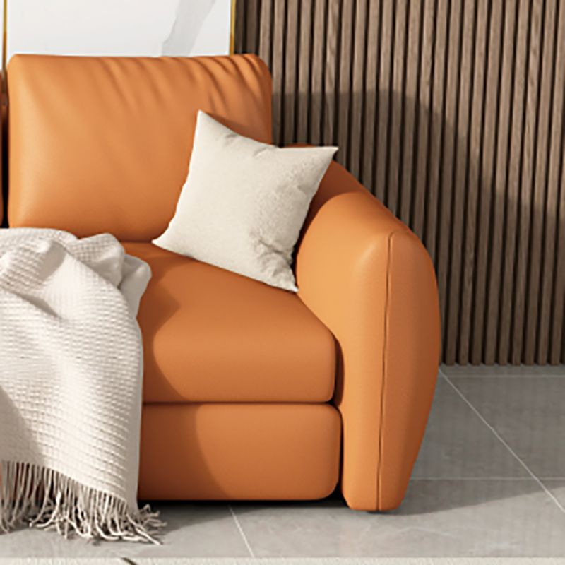 33 "W Bed de la cama escandinava de la cama de cuero incluye sofá durmiente