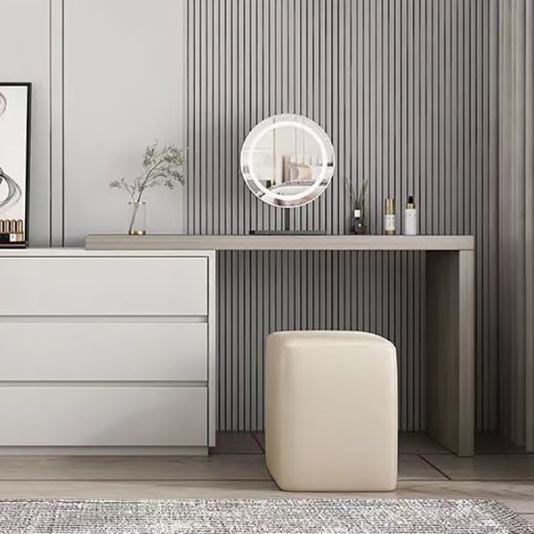 15 "brede hedendaagse make-up ijdelheid witte houten kaptafel