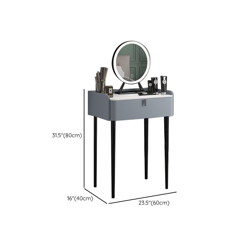 15 "brede hedendaagse make-up ijdelheid spiegelkruidtafel met lade