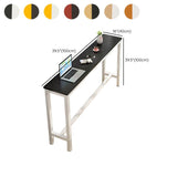 Industrial Trestle Bar Stool Table Metal and Wood Bar Wine Table Clearhalo 'Bar Furniture' 'Bar Tables' 'bar_tables' 'furn' 'furn_bar_tables' 'Furniture' 'Kitchen & Dining Furniture' 1200x1200_5596cdbb-c5c8-419d-abef-747197893fba