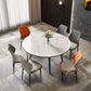 Modern Sintered Stone Dining Room Set Standard Height with 4 Legs Base Dining Furniture Clearhalo 'Dining Room Sets' 'Dining Tables & Seating' 'dining_room_set' 'furn' 'furn_dining_room_set' 'Furniture' 'furniture_dining_room_set' 'Kitchen & Dining Furniture' 'kitchen&dining_furn' 'kitchen' 1200x1200_559a49db-ef04-44f8-ab47-5bacef01d257