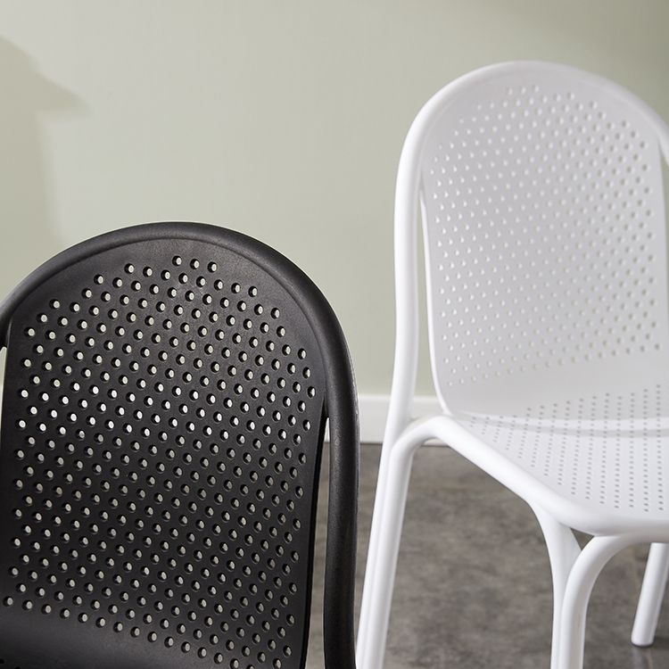 Stackable Plastic Dining Side Chair Scandinavian Armless Dining Chairs (Set of 4) Clearhalo ' kitchen&dining_furn' 'Dining Chairs' 'Dining Tables & Seating' 'dining_chair' 'furn' 'furn_dining_chair' 'Furniture' 'furniture_dining_chair' 'Kitchen & Dining Furniture' 'kitchen' 1200x1200_559a59ff-45dd-4a2d-b6cd-27bd95800e29