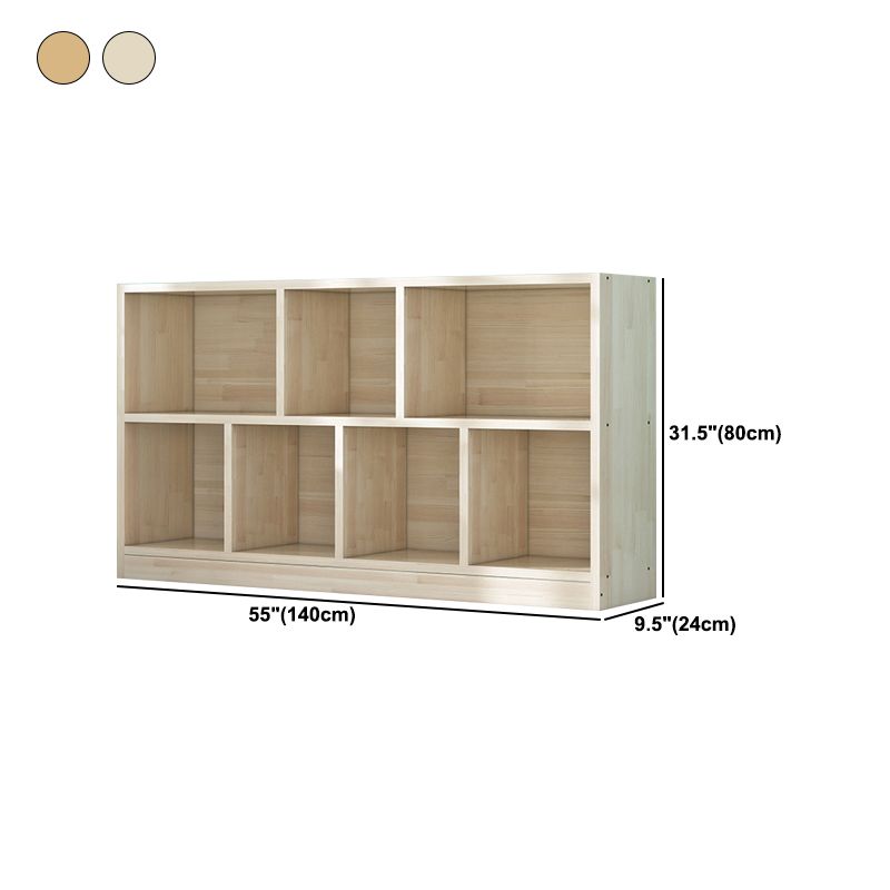 Contemporary Closed Back Book Shelf Wood Horizontal Bookshelf for Office Clearhalo 'Bookcases' 'furn' 'furn_bookcases' 'Furniture' 'Office Furniture' 1200x1200_559c7365-407a-4a55-962e-c0051a268376