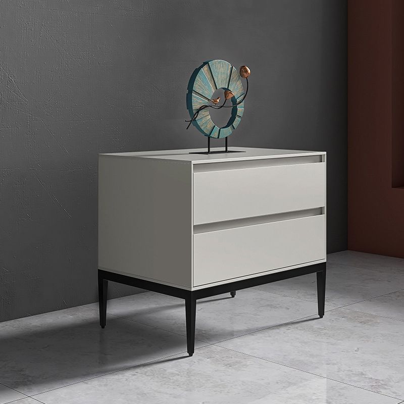 Stocker Storage Modern Accent Table table de chevet antique Finishing Litching Stringand