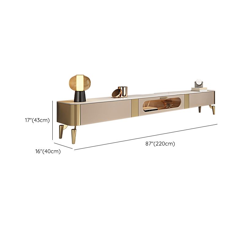 Modern TV Stand Console Enclosed Storage TV Media Console with Drawers Clearhalo 'furn' 'furn_tv_stands_entertainment_centers' 'Furniture' 'Living Room Furniture' 'TV Stands & Entertainment Centers' 'TV Stands & Media Storage Furniture' 'tv_stands_entertainment_centers' 1200x1200_559e28bc-f135-458a-add8-64776e99dd9f