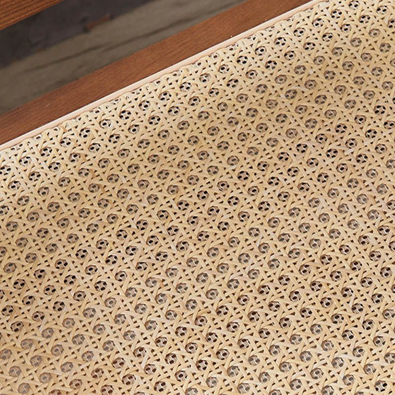 Contemporary 43.3-inch Armed Bar Stools with Solid Wood Base