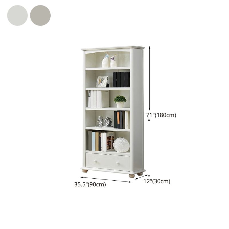 Modern Style Bookcase Engineer Wood Closed Back Bookshelf for Home Office Clearhalo 'Bookcases' 'furn' 'furn_bookcases' 'Furniture' 'Office Furniture' 1200x1200_55a1bcec-2a6a-41f9-a6a1-638d7d3c5f0e