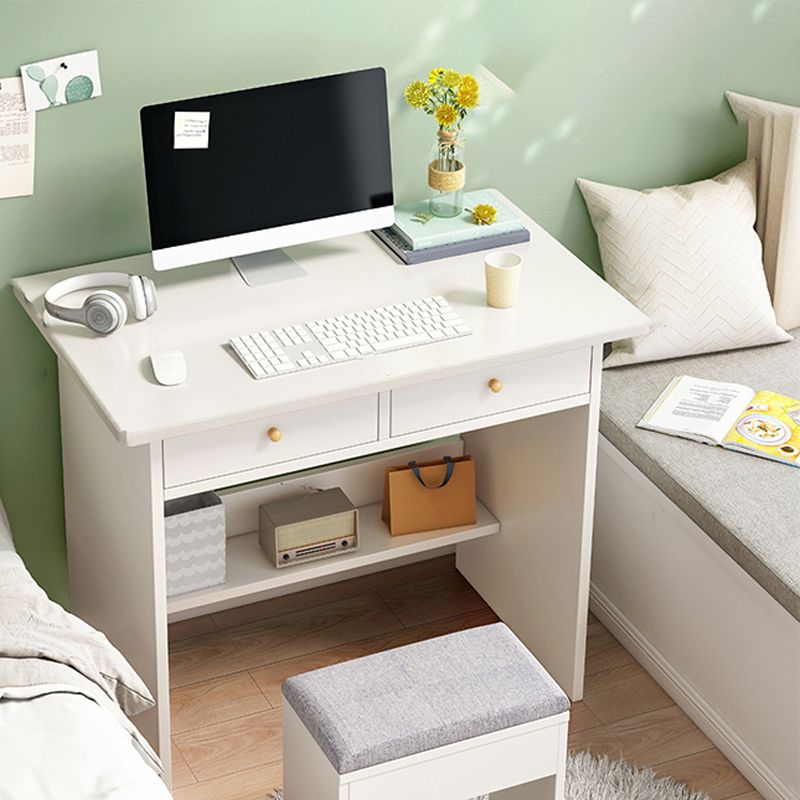 Rectangular Manufactured Wood Writing Desk Modern Desk with Two Drawers Clearhalo 'furn' 'furn_office_desk' 'Furniture' 'furniture_office_desk' 'Office Desks' 'Office Furniture' 'office_desk' 1200x1200_55a2b234-e5af-411f-af3a-234e398a94e9