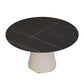 Round Sintered Stone Dining Table Traditional Luxury Table for Home Clearhalo 'Dining Tables & Seating' 'Dining Tables' 'dining_table' 'furn' 'furn_dining_table' 'Furniture' 'furniture_dining_table' 'Kitchen & Dining Furniture' 'kitchen' 'kitchen_dining_table' 1200x1200_55a3ad91-e8e2-4f15-a162-e4a294551a9e