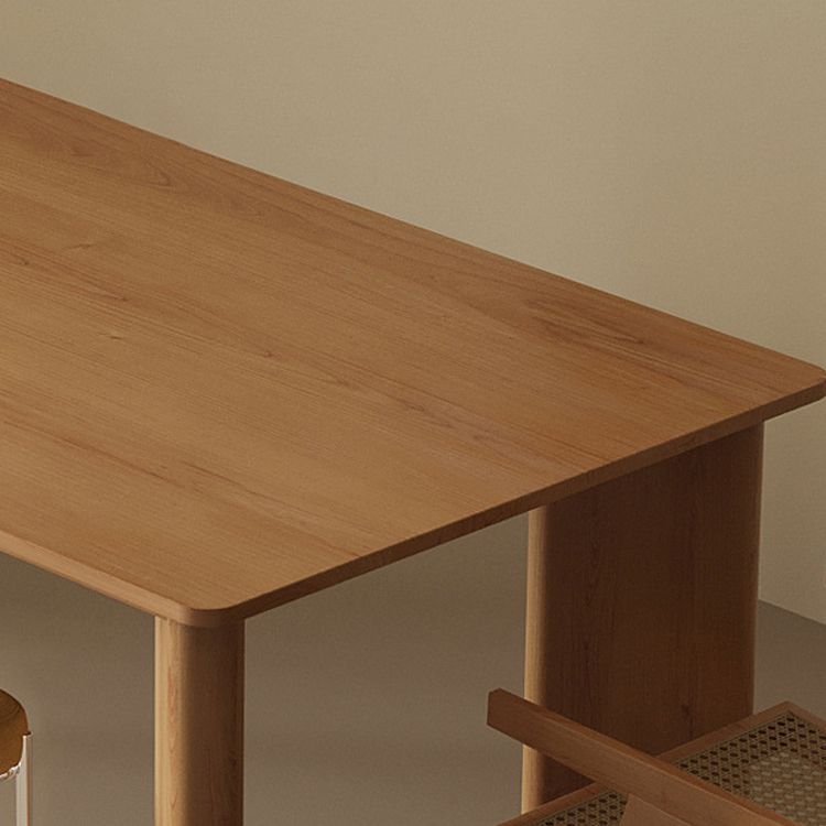 Solid Wood Rectangle Dining Table Modern Contemporary Kitchen Wood Table with 4 Legs Clearhalo ' dining_table' 'Dining Tables & Seating' 'Dining Tables' 'furn' 'furn_dining_table' 'Furniture' 'furniture_dining_table' 'Kitchen & Dining Furniture' 'kitchen&dining_furn' 'kitchen' 'kitchen_dining_table' 1200x1200_55a3f3f2-04b8-47a2-be8a-15ec6ed1608a