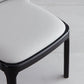 Glam Leather Solid Back Dining Side Chair Home Side Chair in Black Clearhalo 'Dining Chairs' 'Dining Tables & Seating' 'dining_chair' 'furn' 'furn_dining_chair' 'Furniture' 'furniture_dining_chair' 'Kitchen & Dining Furniture' 1200x1200_55a46521-5531-466c-b199-9e657af92e4c