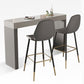 Contemporary Rectangle Bar Counter Table Sintered Stone Dining Table for Kitchen Clearhalo 'Bar Furniture' 'Bar Tables' 'bar_tables' 'furn' 'furn_bar_tables' 'Furniture' 'furniture_bar_tables' 'Kitchen & Dining Furniture' 1200x1200_55a8a704-ae11-48b3-8ede-bbcabf9a8354