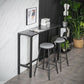 Industrial Stone Indoor Pub Bar Table Iron Trestle Pedestal Bar Dining Table Clearhalo 'Bar Furniture' 'Bar Tables' 'bar_tables' 'furn' 'furn_bar_tables' 'Furniture' 'furniture_bar_tables' 'Kitchen & Dining Furniture' 1200x1200_55a9d2d4-16d4-4f45-a5e0-ebd9f1e6bf86