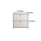 White Colour Metal Sideboard Contemporary Style Storage Dining Sideboard Clearhalo 'buffet_sideboard' 'Buffets & Sideboards' 'furn' 'furn_buffet_sideboard' 'Furniture' 'Kitchen & Dining Furniture' 1200x1200_55aa976b-e04d-4743-a88c-472fcb4826a0