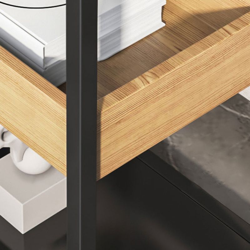 Offener Aufbewahrungskabinett moderner Bett Nachttisch für Schlafzimmer