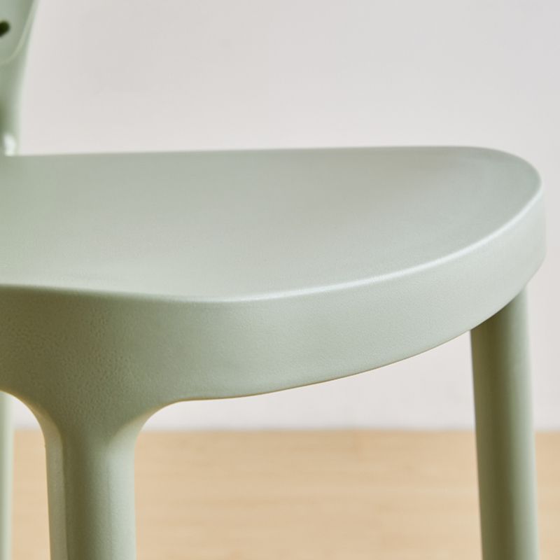 Sgabello contropiede in plastica in plastica in plastica in plastica in plastica contemporanea in finitura opaca per interno