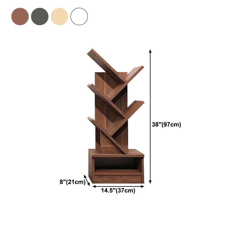 Manufactured Wood Corner Bookshelf Modern Closed Back Vertical Bookcase Clearhalo 'Bookcases' 'furn' 'furn_bookcases' 'Furniture' 'furniture_bookcases' 'Office Furniture' 1200x1200_55ae560b-e4a8-4477-a0cc-47f4ef3e6321