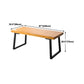 Solid Wood Rectangular Work Table Fixed Home Office Modern Writing Desk Clearhalo 'Furniture' 'furniture_office_desk' 'Office Desks' 'Office Furniture' 'office_desk' 1200x1200_55ae9ce0-1e81-4094-8af3-b2945d3c90bc