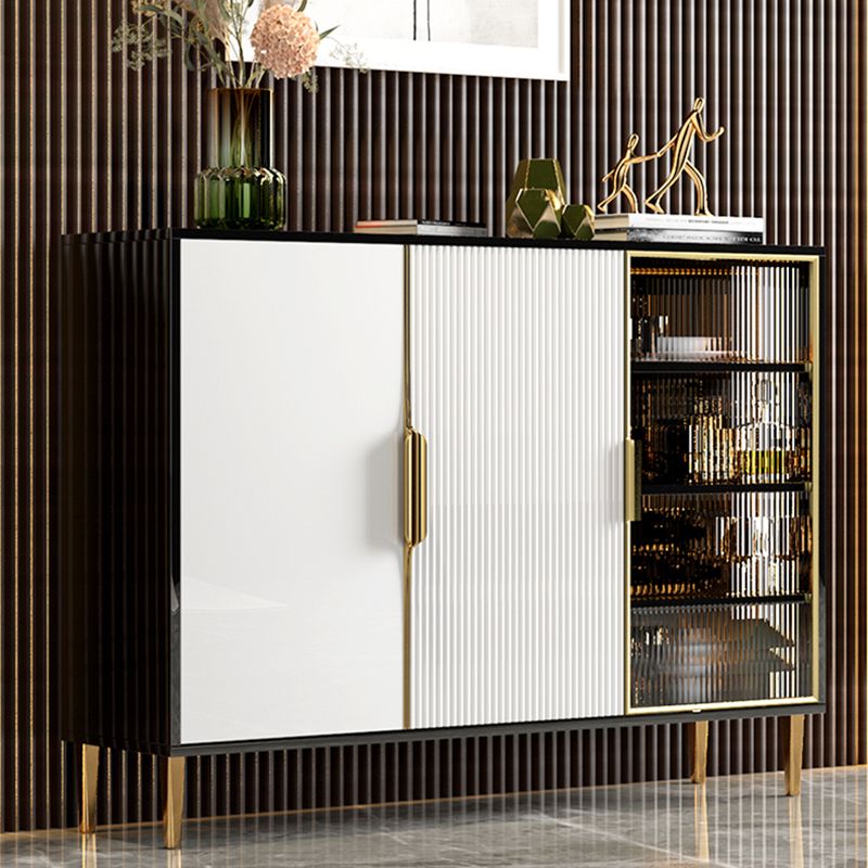 Stone contemporanee sideboard regolabili ripiani per sala da pranzo sideboard