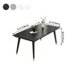 Sintered Stone Dining Table Industrial Style Black 4 Legs Base Rectangle Table for Home Clearhalo ' dining_table' 'Dining Tables & Seating' 'Dining Tables' 'furn' 'furn_dining_table' 'Furniture' 'furniture_dining_table' 'Kitchen & Dining Furniture' 'kitchen&dining_furn' 'kitchen' 'kitchen_dining_table' 1200x1200_55b0c807-1d0d-4cf9-a7ef-c05614ba83ab